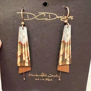 Handmade aspen tree earrings